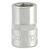 YATO šešiakampė galvutė 3/8" trumpa 12mm