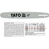 YATO grandinės kreiptuvas 38cm/64/325"/1.3