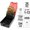 Yato metalo grąžtų rinkinys HSS-TiN 1-13mm YT-44676