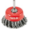 YATO BET šepetėlis 75mm, SU BOTONU, VYKTA viela 4752