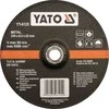 Metalo šlifavimo diskas Yato YT-6124 - 125x6mm