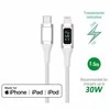 4Smarts USB-C to Lightning Cable DigitCord 30W 1.5m baltas*MFI certified