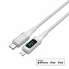 4Smarts USB-C to Lightning Cable DigitCord 30W 1.5m baltas*MFI certified