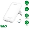 4smarts FlatPlug SlimDual 45W GaN 2xUSB-C balta