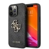 Dėklas Cg Mobile France GUHCP13L4GMGGR Guess PU 4G metalinis logotipas Zadní Kryt pro iPhone 13 Pro Pilkas (Pilkas)