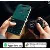 Chipolo LOOP Mercedes – Rechargeable Bluetooth Tracker with Silicone Loop for iOS & Android, Juodas