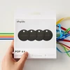 Chipolo POP – Bluetooth Tracker with Replaceable Baterija for iOS & Android, 4pack -Juodas