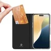 Dux Ducis atverčiamas dėklas SKIN PRO skirtas Apple iPhone 16 Pro juodos spalvos