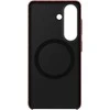 Dėklas KS942SR Carbon Magnet Case Samsung Galaxy S26, Coral Raudona