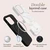 Dėklas MIO Baltas Marble Magsafe Compatible for iPhone 17
