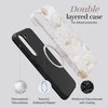Dėklas MIO Baltas Roses Magsafe Compatible for Samsung S25 Plus 5G