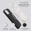 Dėklas MIO Baltas Roses Magsafe Compatible for iPhone 13/14/15