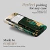 Dėklas MIO Žalias Marble Magsafe Case Compatible Card Holder