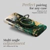 Dėklas MIO Žalias Marble Magsafe Case Compatible Ring Holder