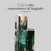 Dėklas MIO Žalias Marble Magsafe Case Compatible Card Holder