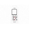 Dėklas ZF741CWEGWW Flipsuit Case Samsung Galaxy Flip6, Baltas