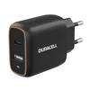 Duracell Wall Charger 20W 1x USB-C + 1x USB-A USB , EU Plug