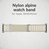 Mobilize Nylon Watch Band - Alpine - Titanium Connector - for Apple 38/40/41mm - Starlight