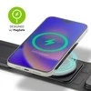 mophie-3in1 travel charger MagSafe su adapteriu EU Juodas