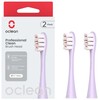 Dantų šepetėlis Oclean Professional Clean brush head P1C13 P02 2pcs Violetinė