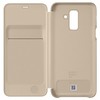 Samsung Galaxy A6+ (2018) dėklas - piniginė (Auksinis) WA605CFE