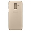 Samsung Galaxy A6+ (2018) dėklas - piniginė (Auksinis) WA605CFE