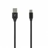 SEEK TOTI USB A to Micro USB, 2m Braided cable 2A, Juodas