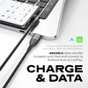 STATIK PowerPivot Pro Nylon Braided Cabel, USB-C to USB-C, 1m, Juodas
