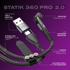 STATIK Statik 360 Pro, Universal Magnetic Charging Cable, 1m, Juodas