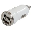 Toti T-CC22 Dual USB Car Charger with lightning cable 2.1A (Baltas)