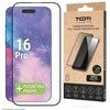 „Toti Premium PREMIUM“ grūdinto stiklo 3D ekrano apsauga, skirta „Apple iPhone 16 Pro“.
