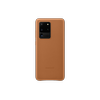 Dėklas VG988LAE odinis dangtelis, skirtas Samsung Galaxy S20 Ultra (rudas)