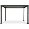 Pavėsinė Pergola PREMIUM 3x3 antracito spalvos