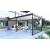 Pergola Bioclimatic: 3000x5000 mm, be LED, laisvai pastatoma