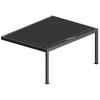 Pergola Bioclimatic: 3000x5000 mm, be LED, montuojama prie sienos