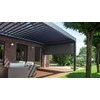 Pergola Bioclimatic: 4000x4000 mm, be LED, laisvai pastatoma