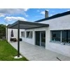 Pergola Bioclimatic: 4000x6000 mm, su LED, laisvai pastatoma