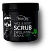 Hairotic Men Hairotic Juodas & Mint Scrub Šveitiklis veidui ir kūnui, 500ml