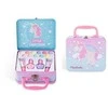 Aquarius MARTINELIA Little Unicorn kosmetikos rinkinys Medium Tin Case, 11 akių šešėlių, 2 nagų lakai, 2 lūpų blizgiai