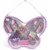 MARTINELIA Shimmer Wings rinkinys, 2 nagų lakai, 2 lūpų blizgiai, 2 lūpų dažai, 2 žiedai, 5 plaukų gumytės, skirtukas pedikiūrui, 1 nagų dildė