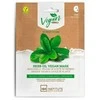 Aquarius IDC INSTITUTE Vegan lakštinė veido kaukė padeda kontroliuoti pigmentines dėmes ir subalansuoti veido odos spalvą su žolelių aliejumi Herbal Oil, 25 g