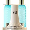 Newcos VIVIAN GRAY rinkinys Gemstone Jasmine & Patchouli: dušo želė ir kūno losjonas, 2 x 300 ml