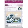 Riolis Kryželiu siuvinėjimo rinkinys „Didysis bangos ties Kanagava po K. Hokusai meno kūrinio“ 40x30 SR2186