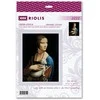 Riolis Kryželio rinkinys "Dama su hermelinu" pagal L. da Vinci paveikslą 30x40 cm SR2222
