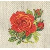 Raudona Rose siuvinėjimo rinkinys iš RIOLIS Nr.: 1843