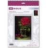 Riolis Kryželiu siuvinėjimo rinkinys Rožė ir Sweet Cherry 15x21 SR2123