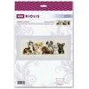 Riolis Kryželių siuvinėjimo rinkinys "Šuniukai" 40x15 SR2221