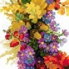 RIOLIS - Create It Yourself - Siuvinėjimo rinkinys „Vainikas su kviečiais“ 1537 (30x30 cm)