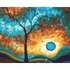 Tapyba pagal skaičius Abstraktus medis 40x50 cm