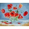 Tapyba pagal skaičius Aguonos vazoje 40x50 cm